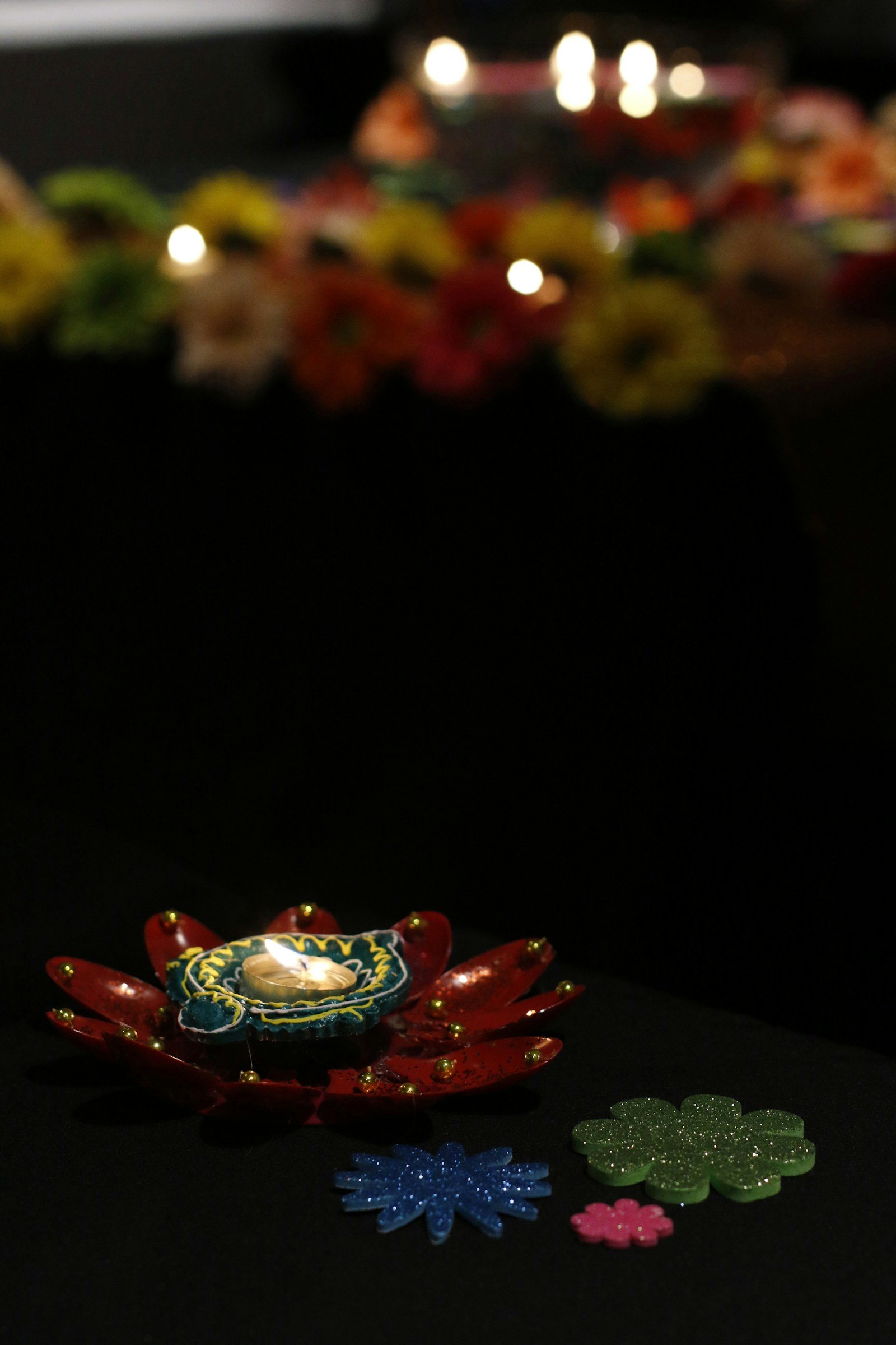 Warm light and cultural celebration details